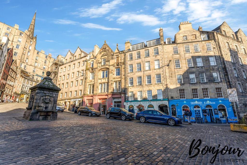 Spacious 2Br-2Ba - Grassmarket - Free Parking By Bonjour Residences Edinburgh Kültér fotó