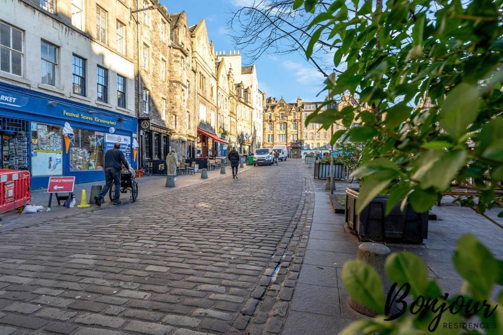 Spacious 2Br-2Ba - Grassmarket - Free Parking By Bonjour Residences Edinburgh Kültér fotó